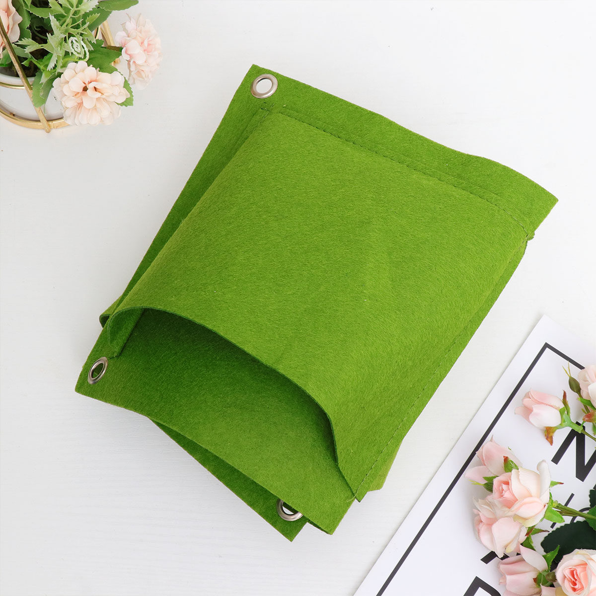 Green 3-Pockets Wall Hanging P - đánh giá và giá Vertical Planter