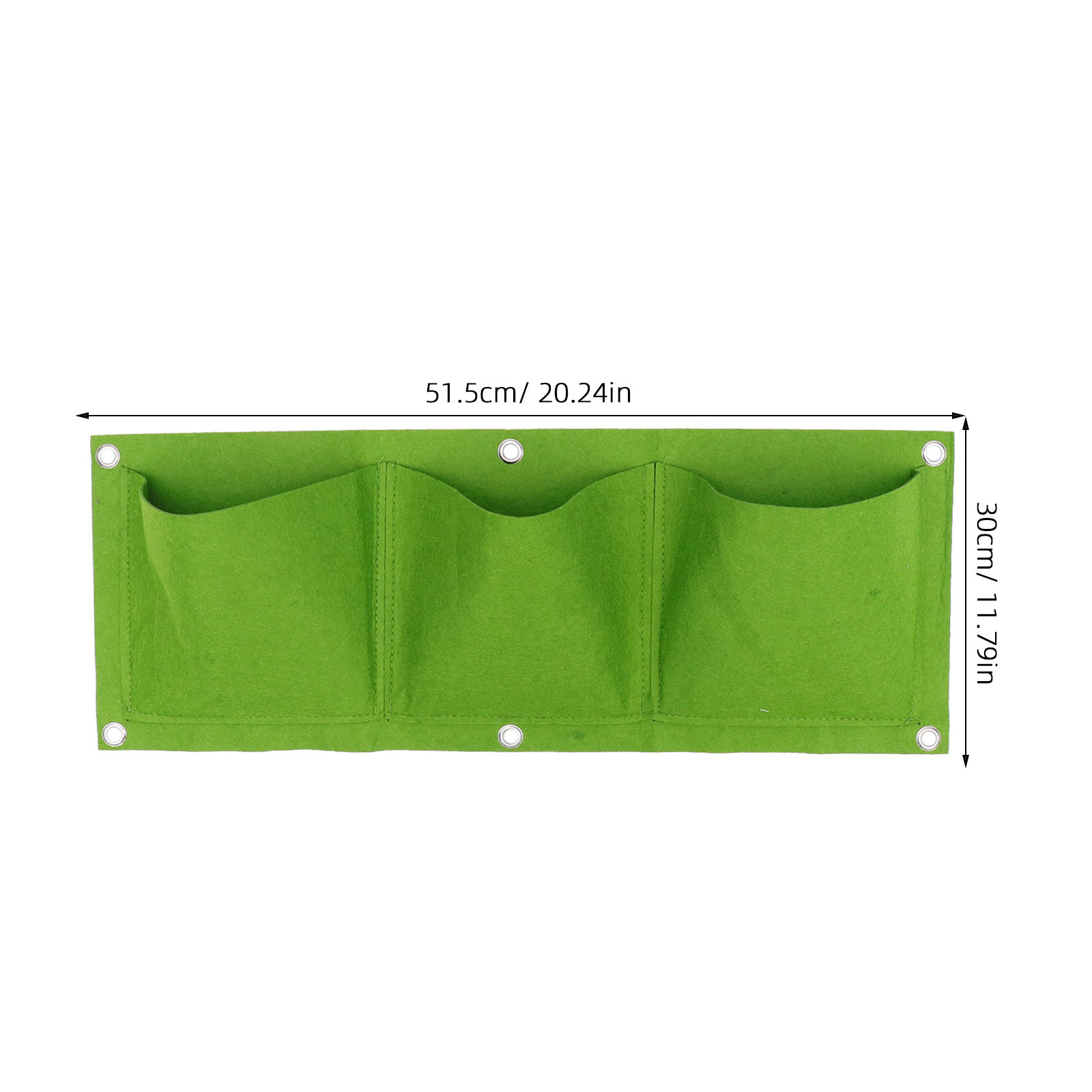 Green 3-Pockets Wall Hanging P - đánh giá và giá Vertical Planter