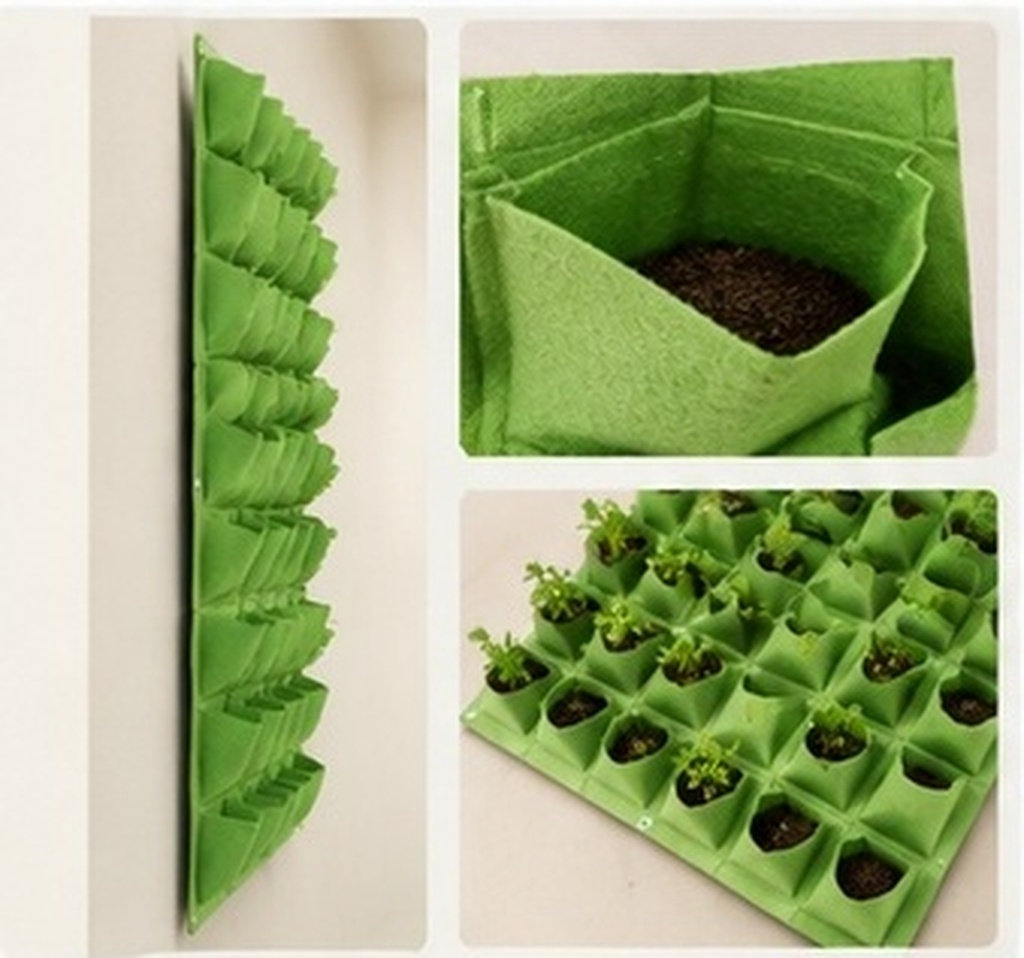 64 Pockets Wall Mounted Planti - đánh giá và giá Vertical Planter